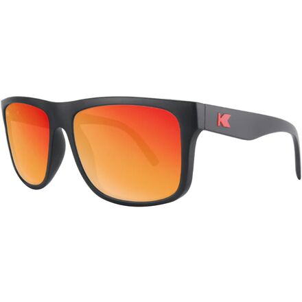 Knockaround - Torrey Pines Polarized Sunglasses - Matte Black/Red Sunset