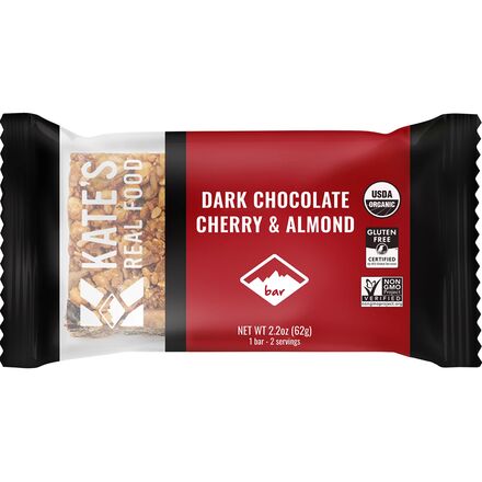 Kate's Real Food - Handle Bars - 12-Pack - Dark Chocolate, Cherry & Almond