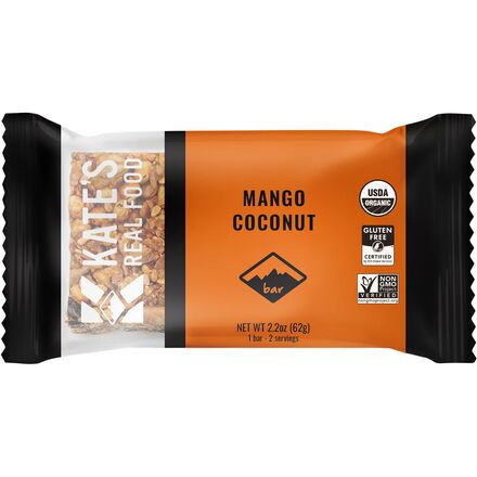 Kate's Real Food - Tiki Bars - 6-Pack - Mango Coconut