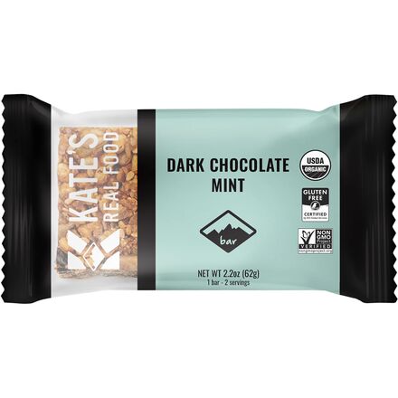 Kate's Real Food - Mint Bars - 6-Pack - Dark Chocolate Mint