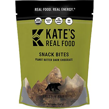 Kate's Real Food - Snack Bites - Grizzly (Peanut Butter/Dark Chocolate)