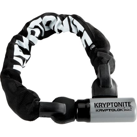 Kryptonite - KryptoLok Series 2 955 Mini Integrated Chain Lock - Black/Grey