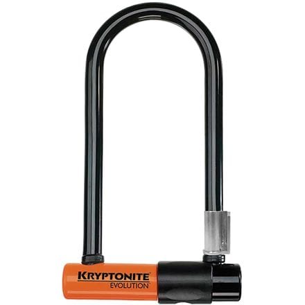 Kryptonite - Evolution Mini-9 U-Lock - Double Deadbolt - Black/Orange