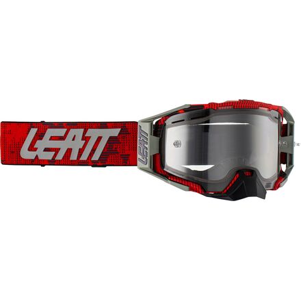 Leatt - Velocity 6.5 Enduro Goggles - Red / Clear Lens