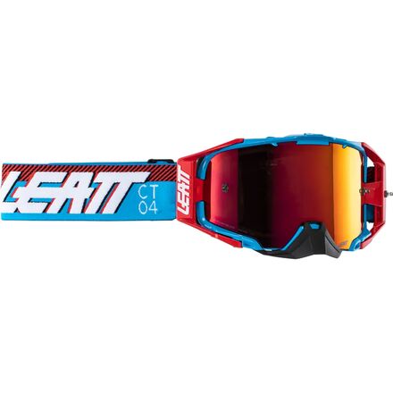 Leatt - Velocity 6.5 MTB Goggles - Iriz Cyan/Red 28%