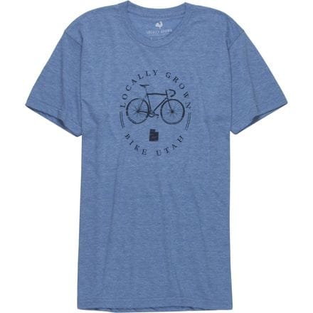 Locally Grown - Bike Local Utah Tri-Blend T-Shirt - Men's