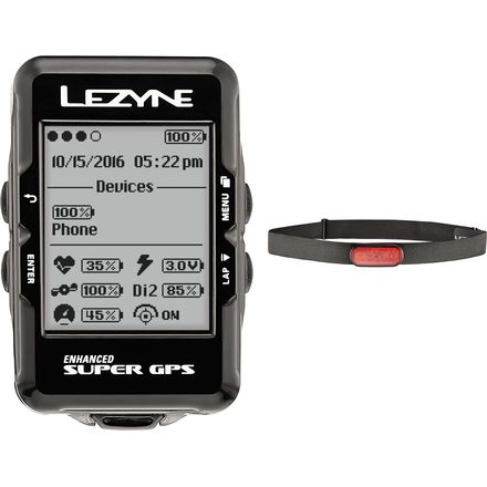 Lezyne - Super GPS HR Loaded Bike Computer