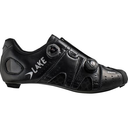 Lake - CX241 Wide Cycling Shoe - Men's - Black/Silver