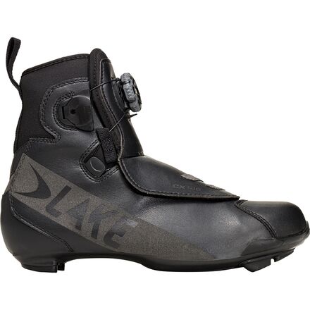 Lake - CX146-X Wide Cycling Shoe - Men's - Black/Black Reflective