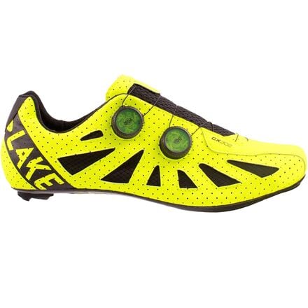 Lake - CX302 Extra Wide Cycling Shoe - Men's - Hi-Viz Yellow/Black