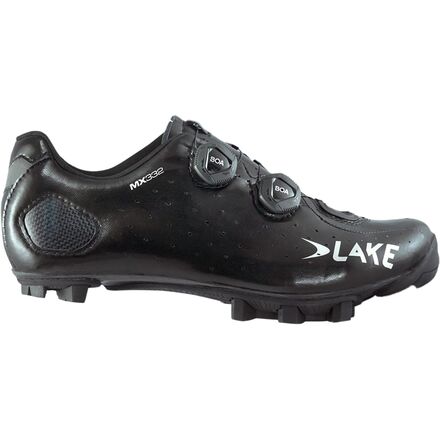 Lake - MX332 Wide Clarino Mountain Bike Shoe - Men's - Black/Silver Clarino