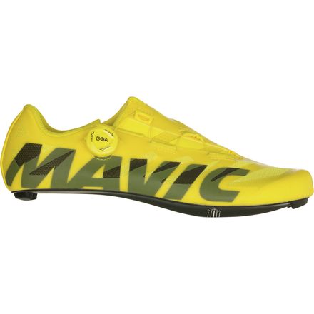 Mavic Yellow, Mavic Cosmic 7" High Cycling Socks in Black 2 Pack White