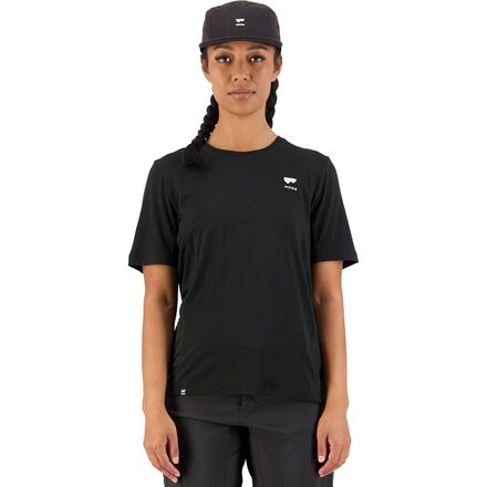 Mons Royale - Tarn Merino Shift Short-Sleeve Shirt - Women's - Black