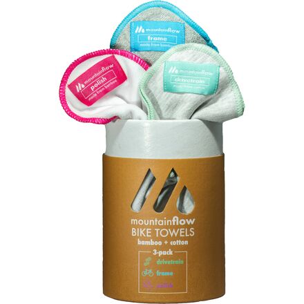 MountainFLOW - Bike Cleaning Towels - 3-Pack - One Color