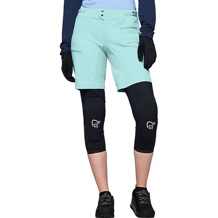 Norrona - Fjora Flex1 Light Short - Women's - Aqua Haze