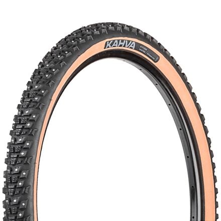45NRTH - Kahva Studded Tubeless 29in Tire - Tanwall, 60tpi, 240 Concave Carbide Studs