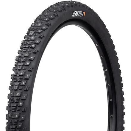 45NRTH - Kahva Studded Wire Bead Clincher Tire - 27.5in - Black, 33tpi, 240 Steel Carbide Studs