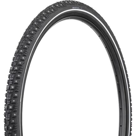 45NRTH - Gravdal Studded Wire Bead Clincher 26in Tire - Black, 33tpi
