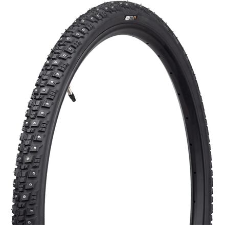 45NRTH - Gravdal Studded Wire Bead Clincher Tire - Black, 33tpi, 240 Concave Carbide Aluminum Studs