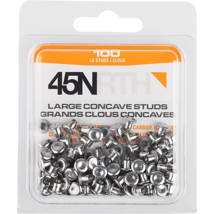 45NRTH - Large Concave Studs 100 Pack