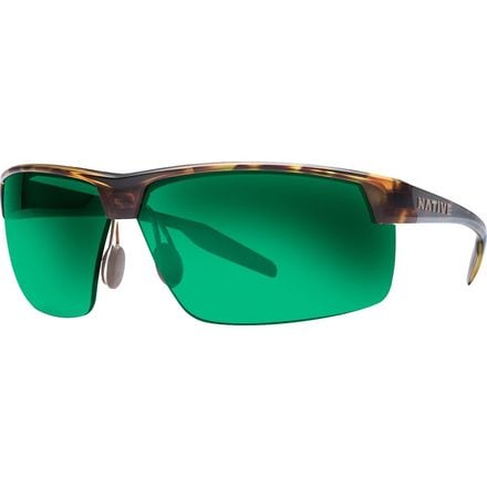 Native Eyewear - Hardtop Ultra XP Polarized Sunglasses - Desert Tort/Green Reflex (Brown)