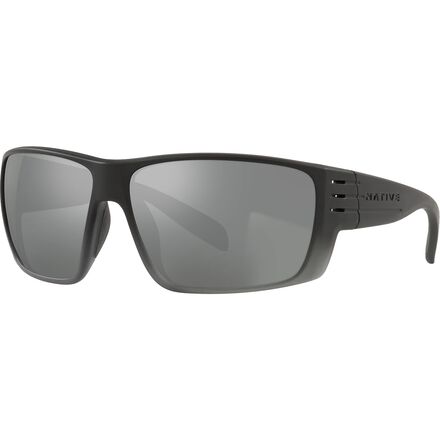 Native Eyewear - Griz Polarized Sunglasses - Smoke Fade/Silver Reflex