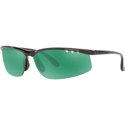 Native Eyewear - Dash AF Polarized Sunglasses - Dark Crystal Gray/Green Reflex