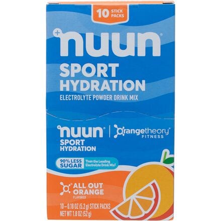 Nuun - Sport Hydration Powder - 10-Pack - All Out Orange