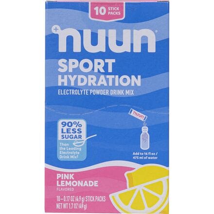Nuun - Sport Hydration Powder - 10-Pack - Pink Lemonade