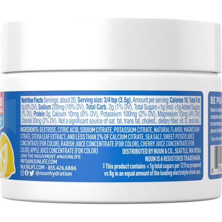 Nuun - Sport Hydration Powder - 20-Serving Canister