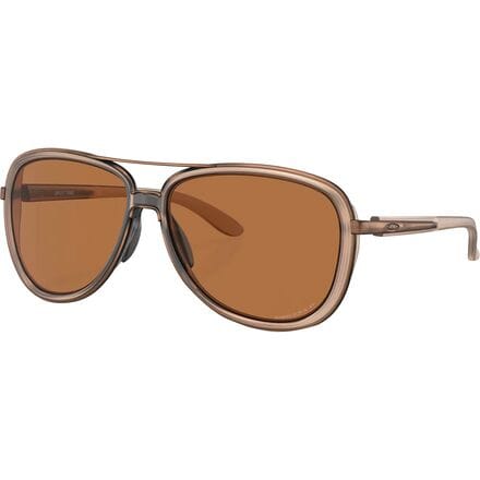Oakley - Split Time Polarized Sunglasses - Women's - Matte Sepia w/Prizm Bronze Plr