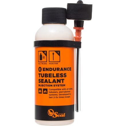 Orange Seal - Endurance Tubeless Sealant with Twist Lock Applicator - Orange