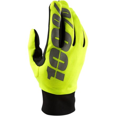 100% - Hydromatic Glove - Men's - Neon Yellow