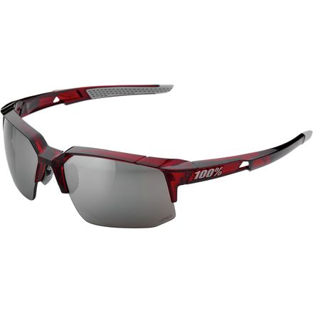 100% - Speedcoupe Sunglasses - Cherry Palace-Hiper Sport Silver Mirror Lens
