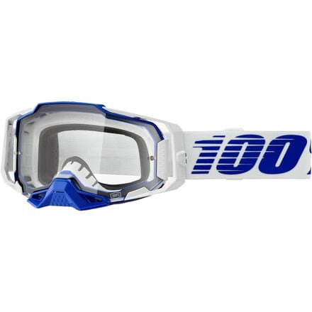 100% - Armega Goggles - Blue/Clear Lens