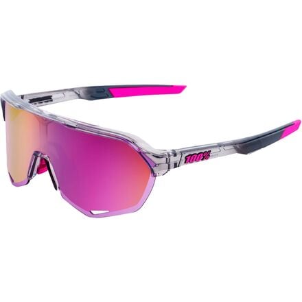 100% - S2 Sunglasses - Polished Translucent Grey