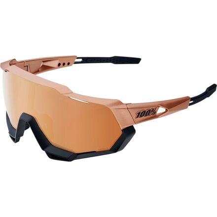 100% - Speedtrap Sunglasses - Matte Copper Chromium/Black