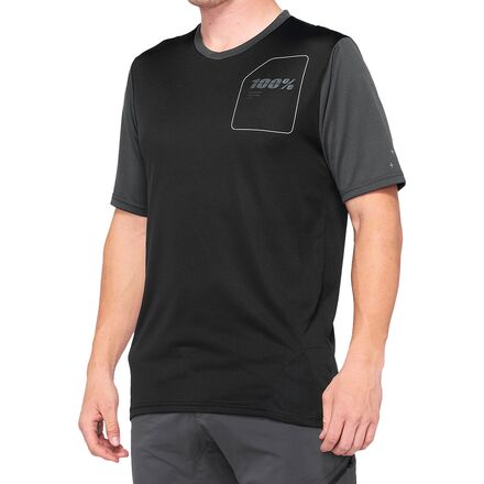 100% - Ridecamp Short-Sleeve Jersey - Men's - Black/Charcoal