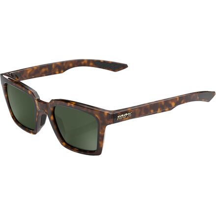 100% - Erba Sunglasses - Gloss Havana Gold Mirror Lens