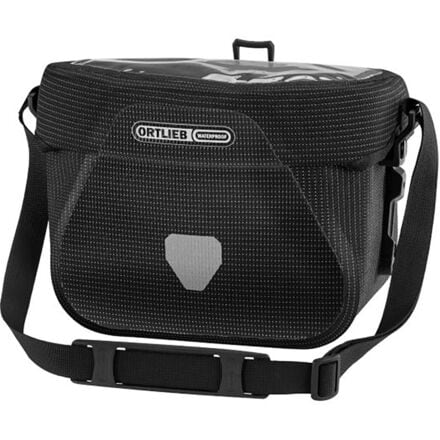Ortlieb - Ultimate 6 High-Visibility Handlebar Bag - Black Reflective