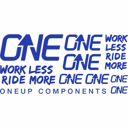 OneUp Components - Handlebar Decal Kit - Blue