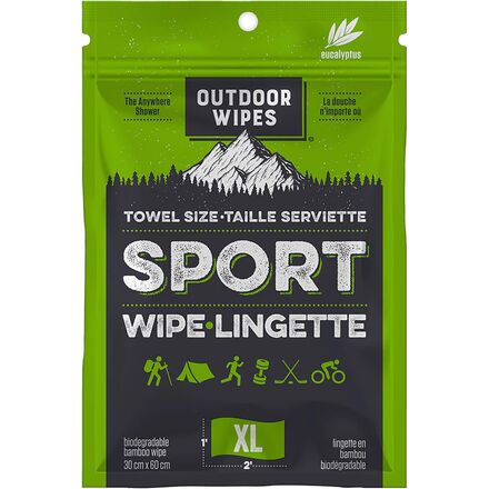 Outdoor Wipes - Sport Wipes XL - Eucalyptus
