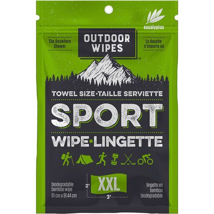 Outdoor Wipes - Sport Wipes XXL - Eucalyptus
