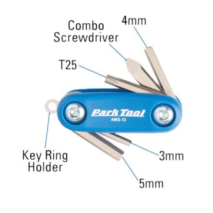 Park Tool - Micro Folding Hex/Screwdriver Set