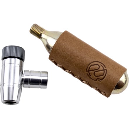 Portland Design Works - Shiny Object CO2 Inflator + Leather Sleeve & Cartridge - One Color