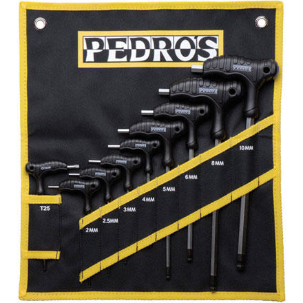 Pedro's - Pro T/L Handle Hex Set - 9 Piece w/Pouch