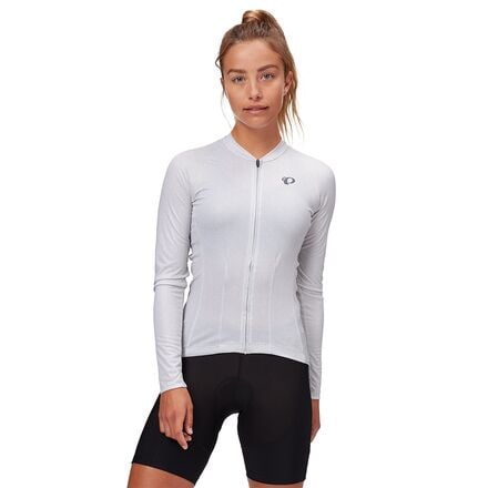 PEARL iZUMi - Attack Long Sleeve Jersey - Women's - Cloud Grey Stamp
