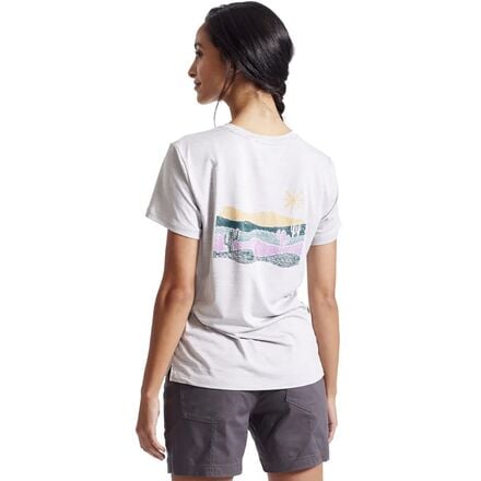 PEARL iZUMi - Transfer Tech Short-Sleeve T-Shirt - Women's - Cool Grey Arid Encore