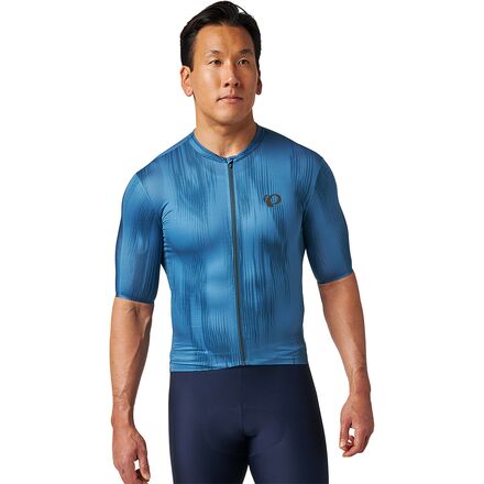 Maillot Cycliste Pearl Izumi Femme – Taille M – Bleu, Manches Courtes, Poches