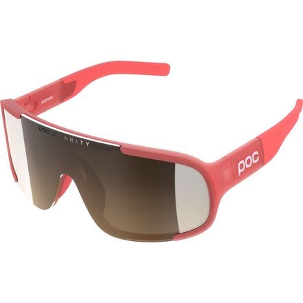POC - Aspire Sunglasses - Ammolite Coral Translucent/Brown/Silver Mirror